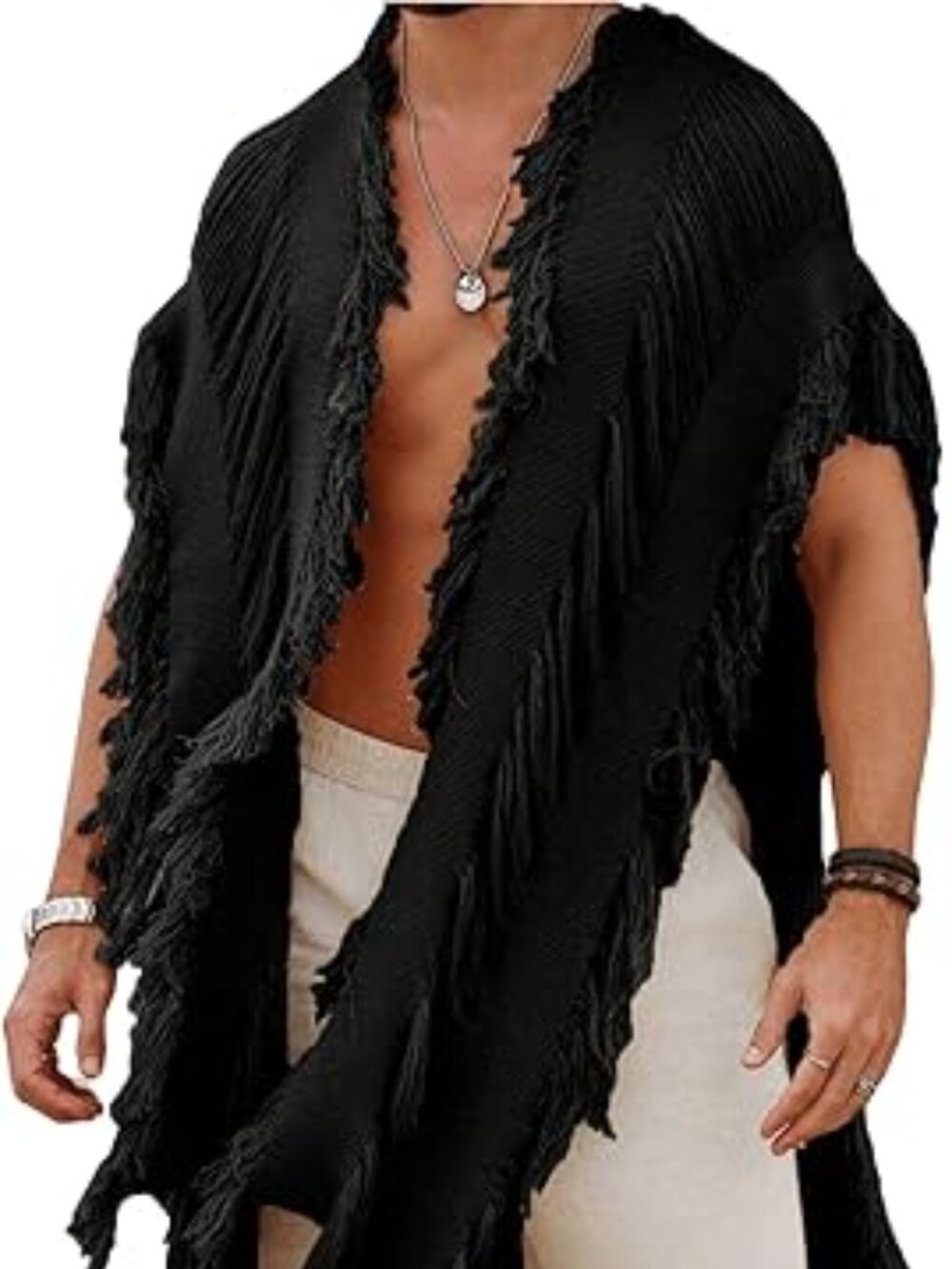 Knitted Poncho Cardigan